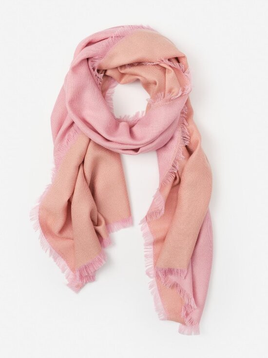 J. McLaughlin Accessories - J McLaughlin Carey Cashmere Scarf - Pink/Camel NEW